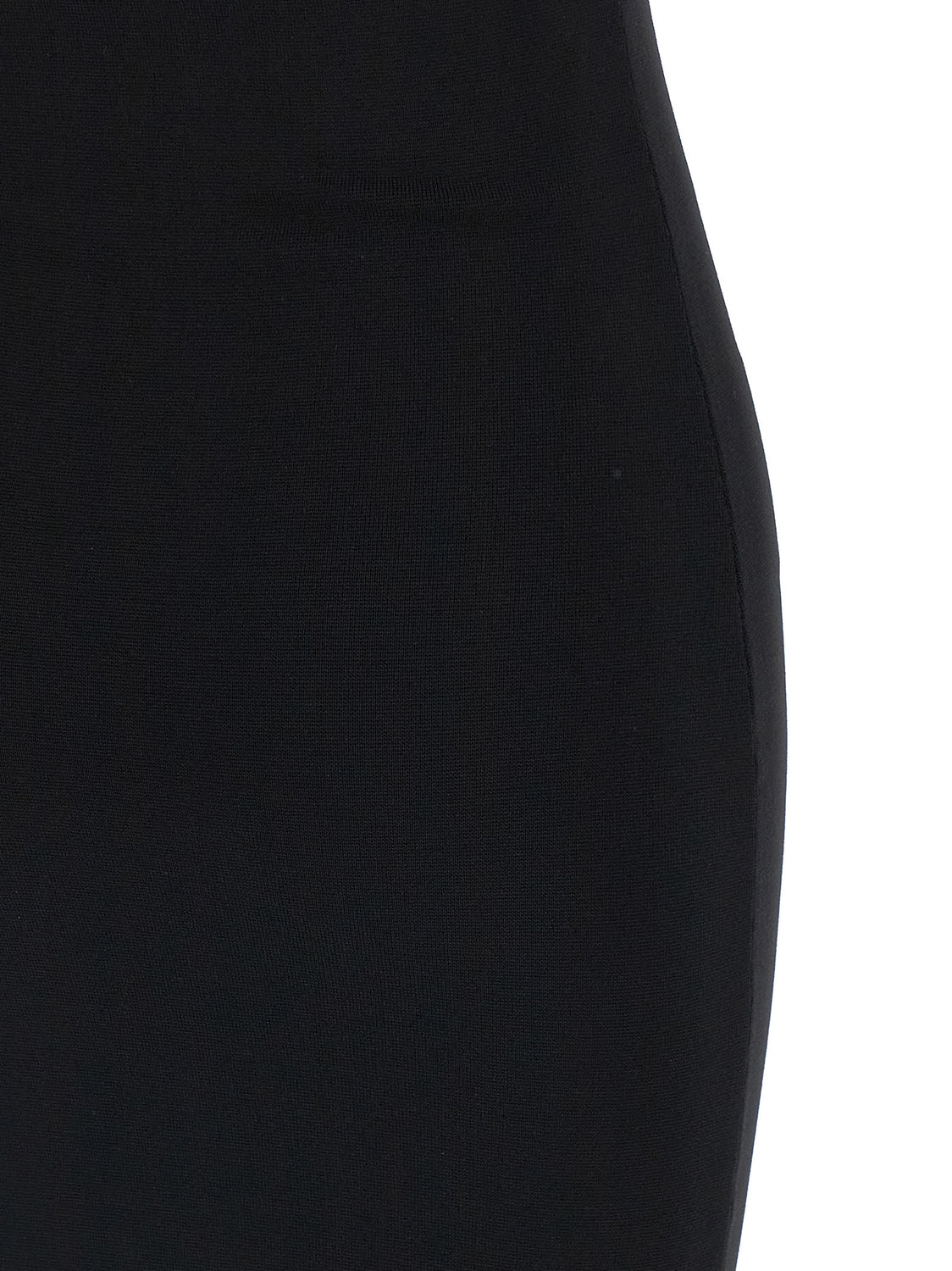 Black Viscose Midi Dress