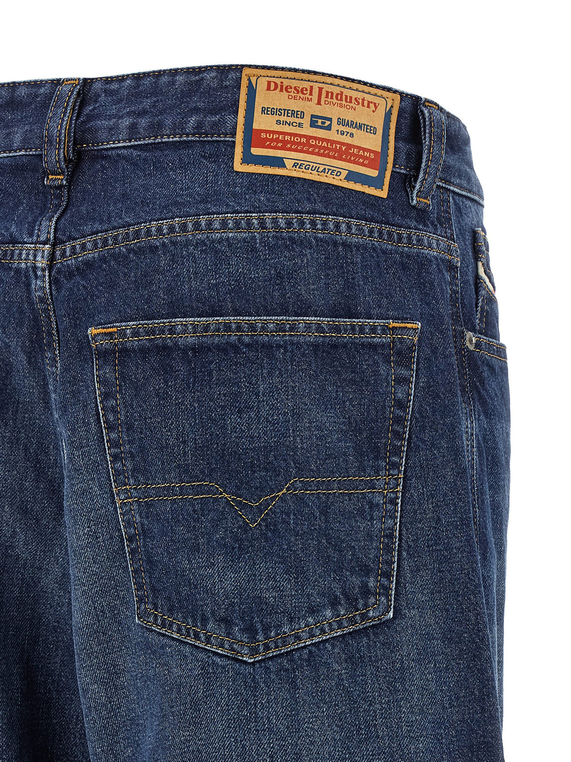 Blue Cotton Jeans Denim