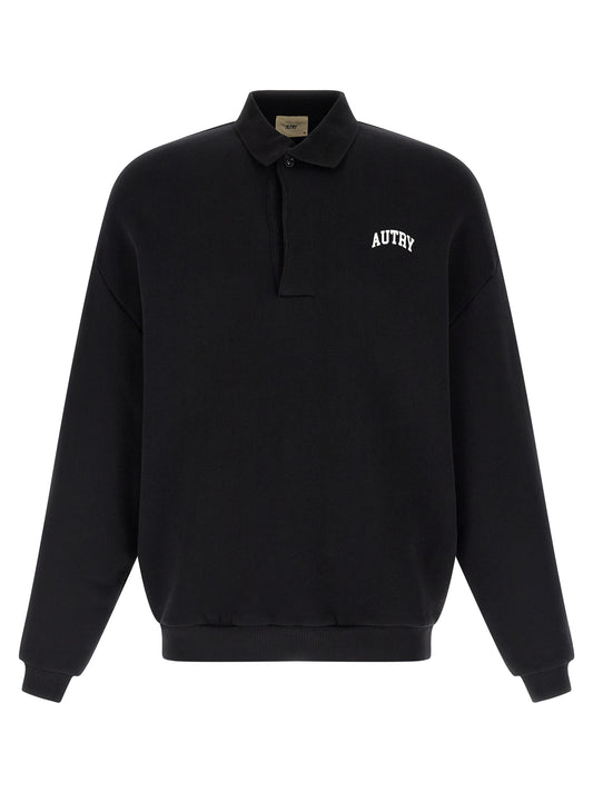 Black Cotton Sweatshirt
