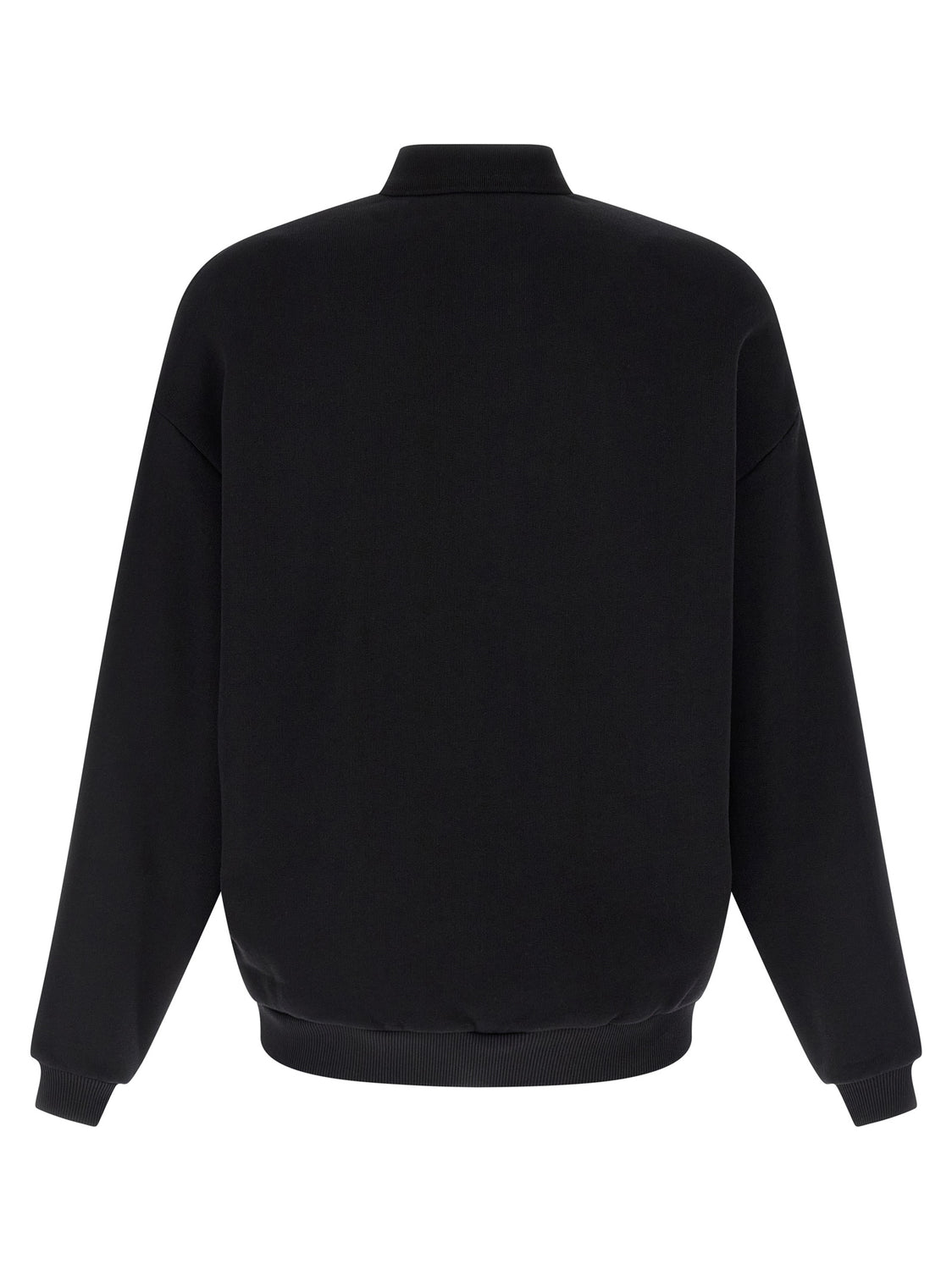 Black Cotton Sweatshirt