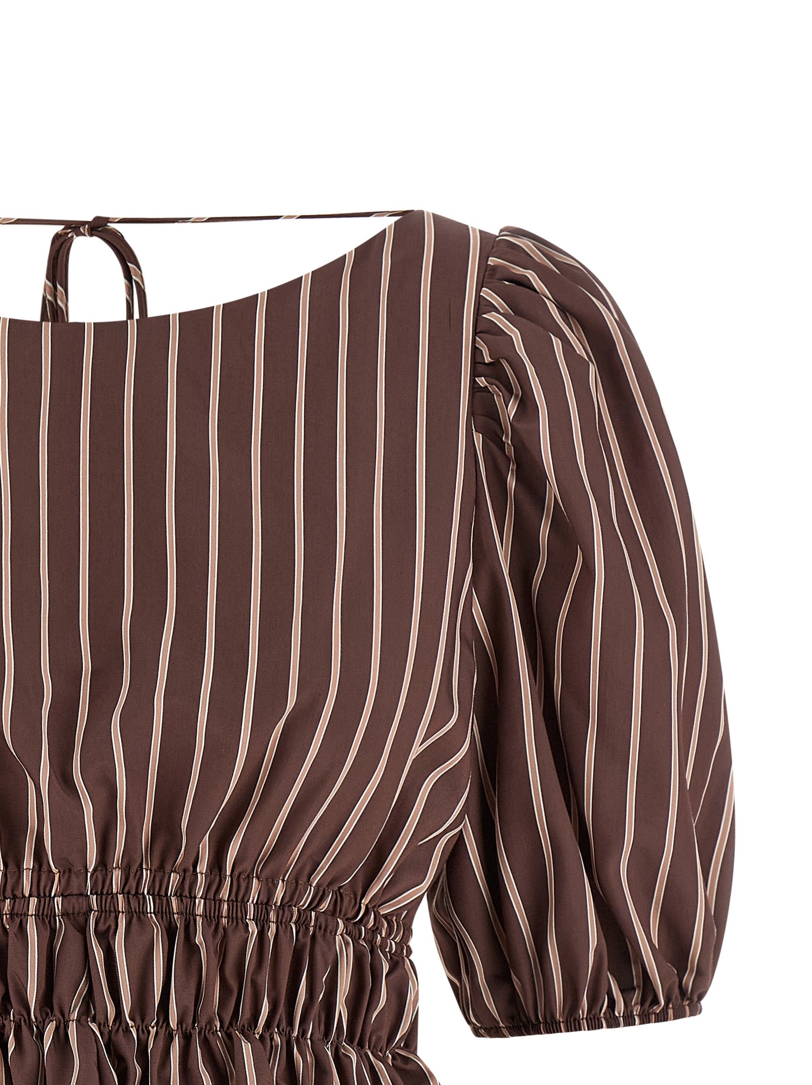 Brown Viscose Pattern Shirt