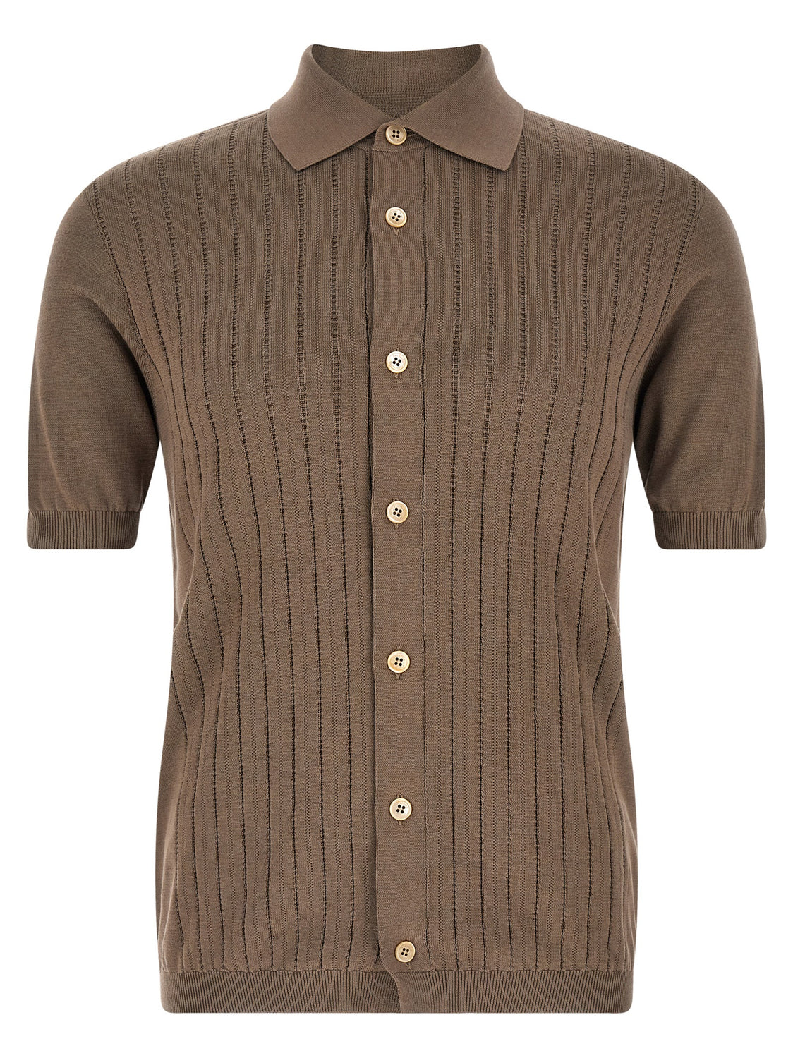 Brown Cotton Blouse