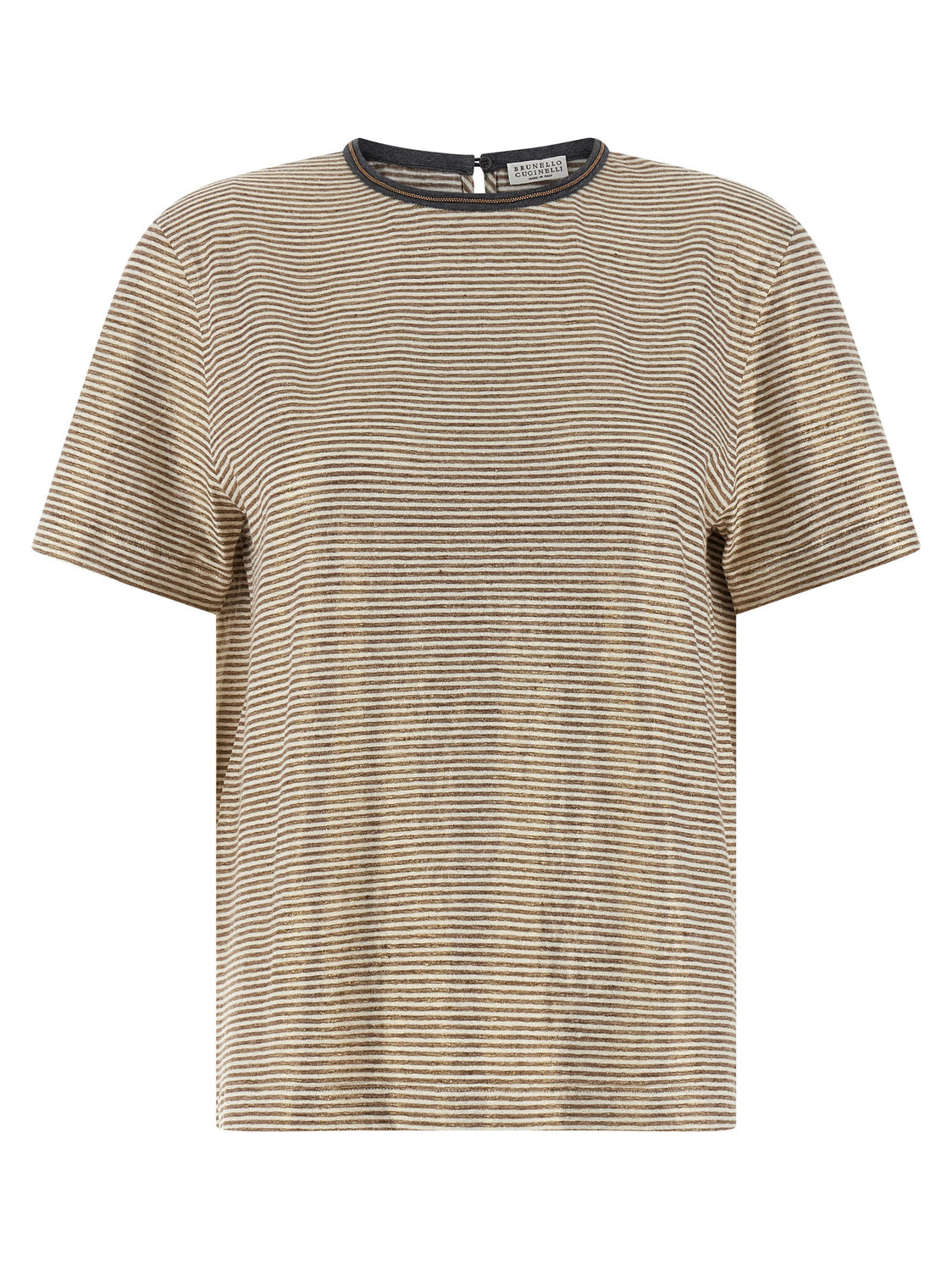 Multicolor Linen T-Shirt