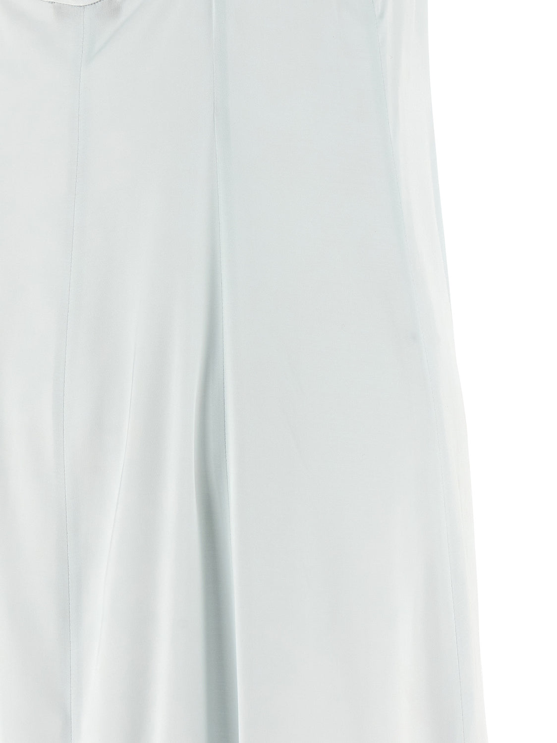 Blue Viscose Long Dress