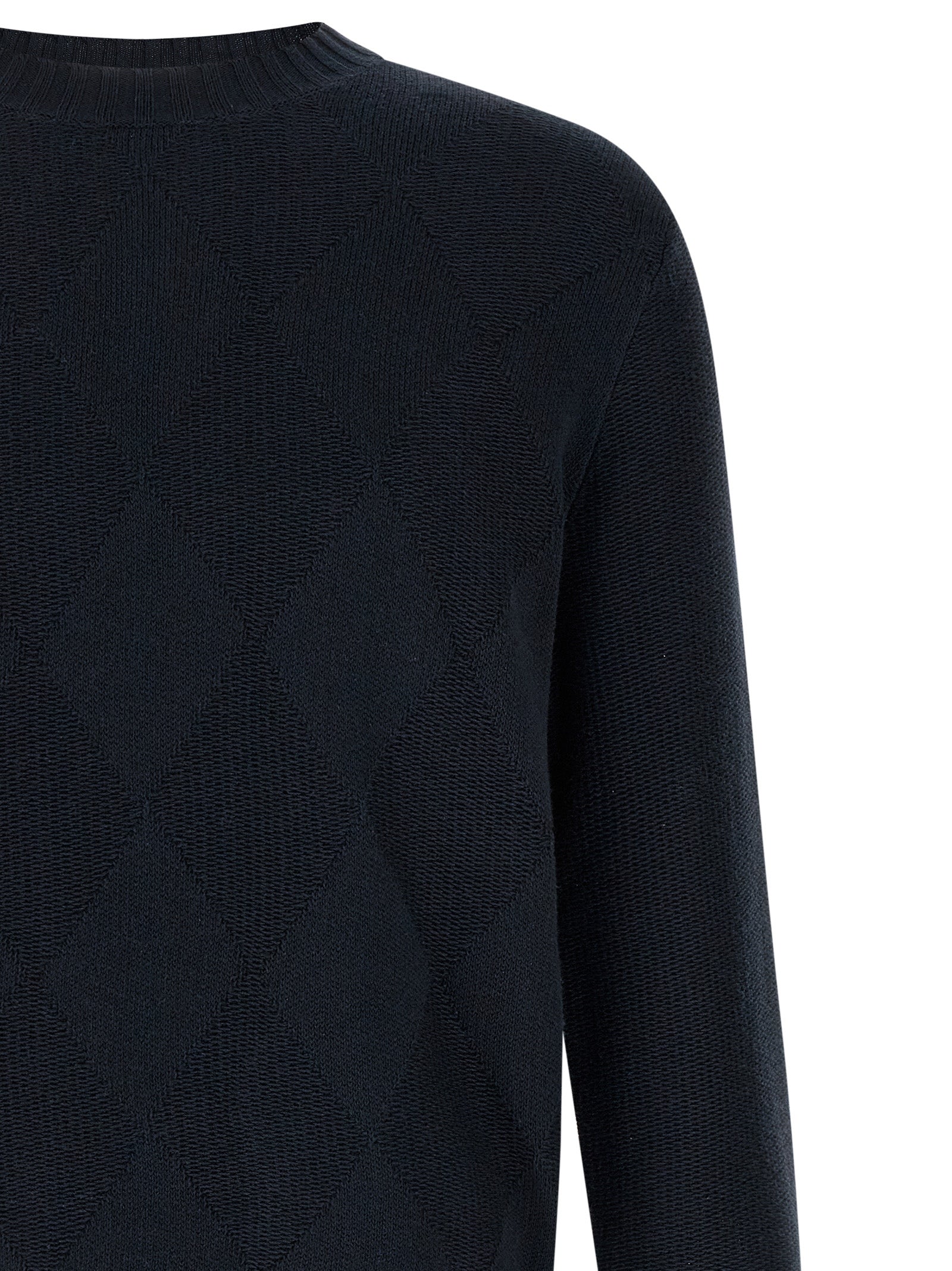 Blue Cotton Cardigan