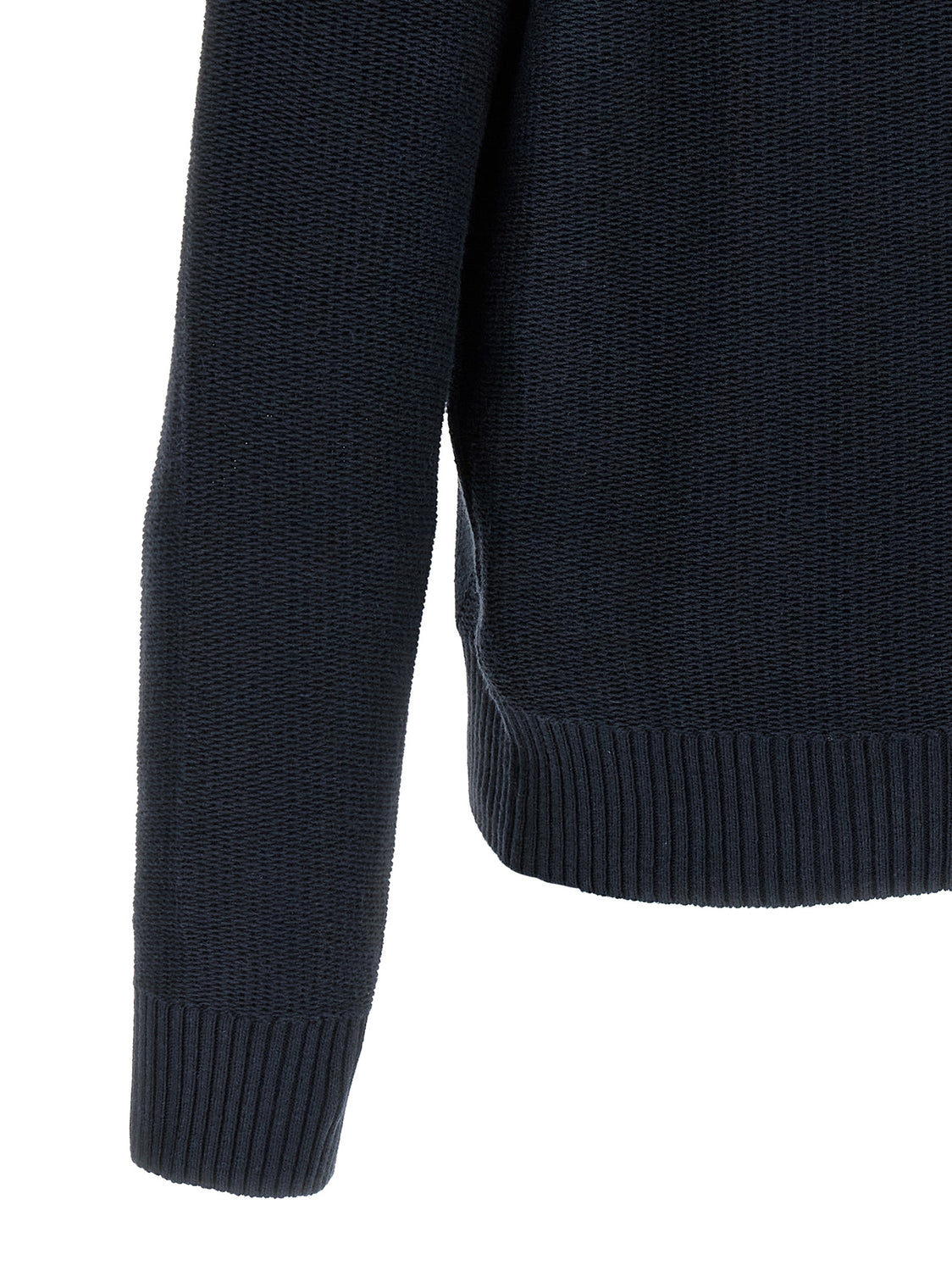 Blue Cotton Cardigan