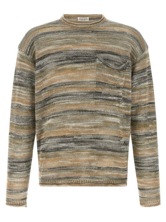 Gray Linen Cardigan