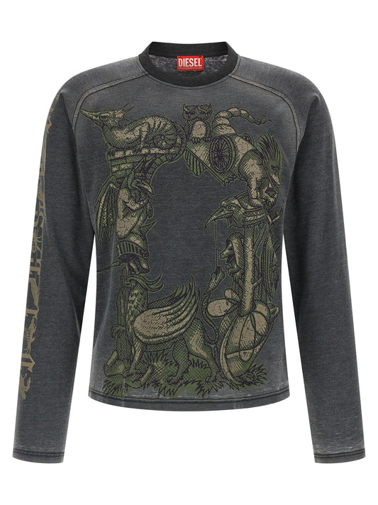 Gray Cotton Sportswear