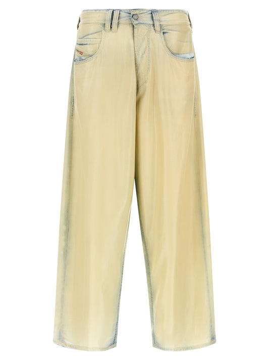 Beige Lyocell Jeans Denim