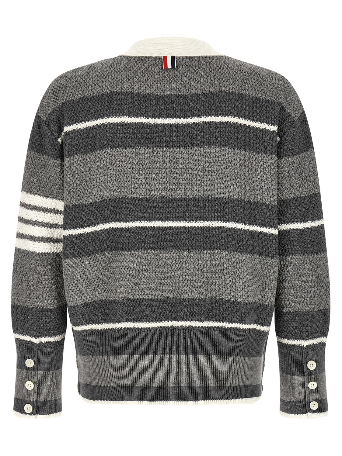 Gray Cotton Cardigan