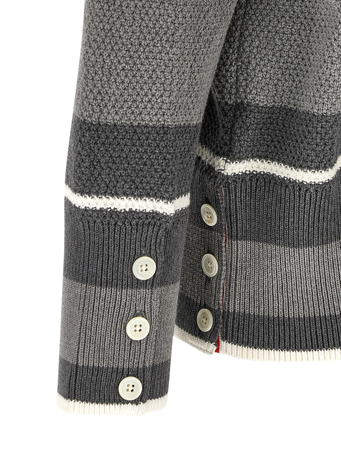 Gray Cotton Cardigan