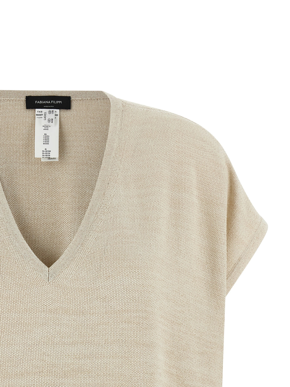 Gold Cotton Cardigan