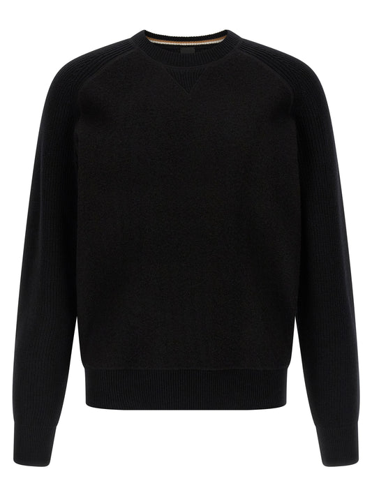 Black Virgin Wool Cardigan