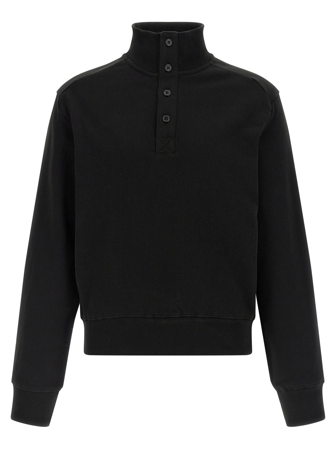 Black Cotton Cardigan