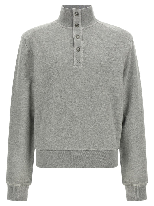 Gray Cotton Cardigan