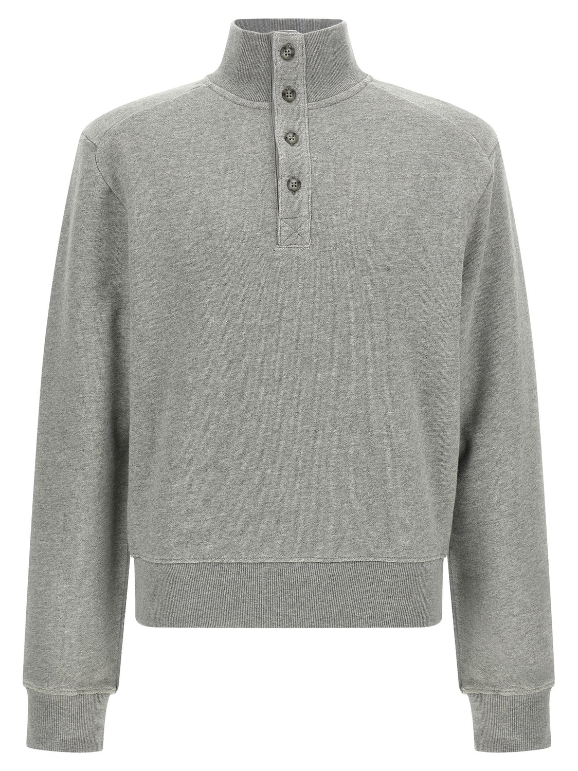 Gray Cotton Cardigan
