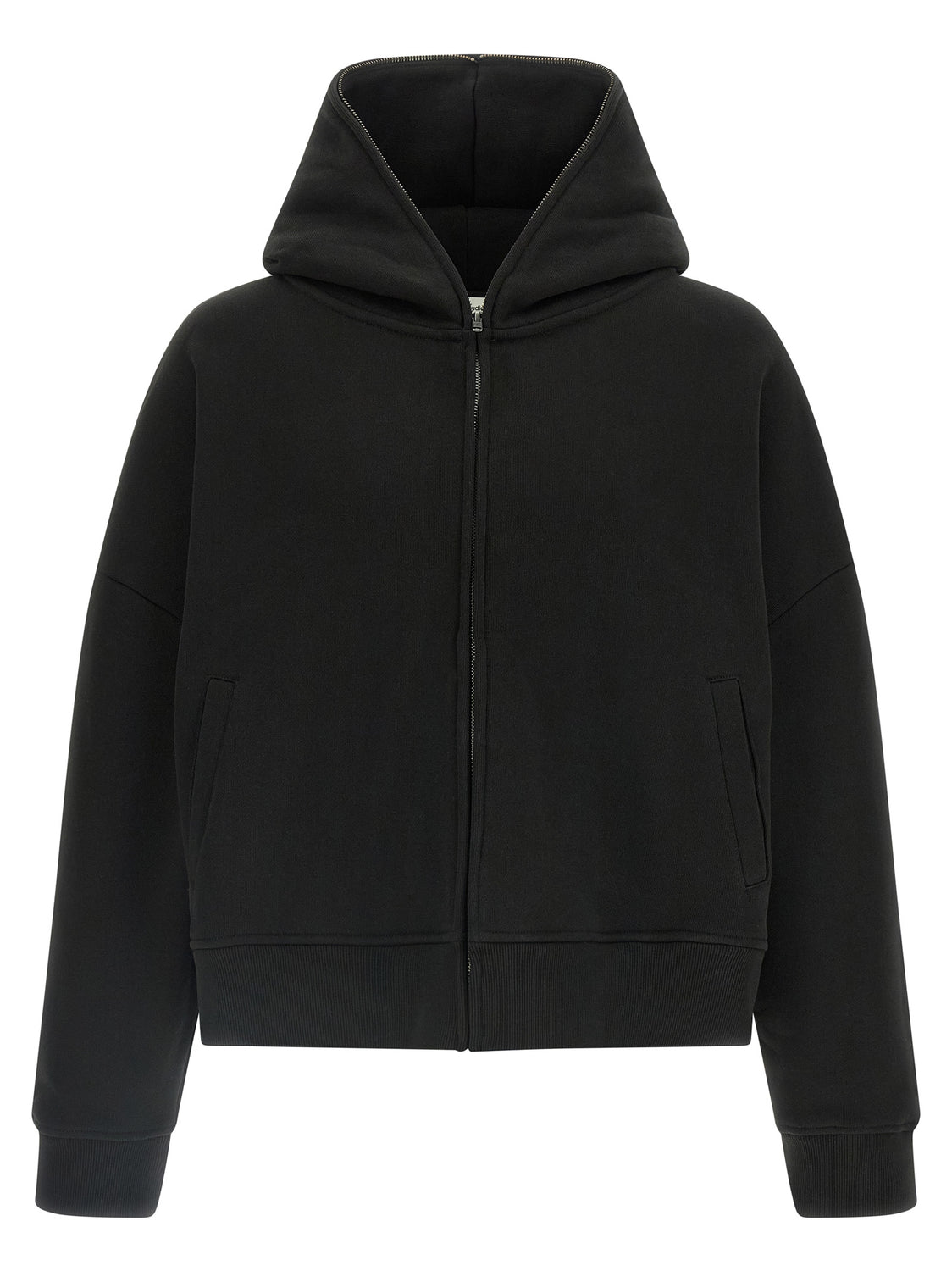 Black Cotton Sweatshirt