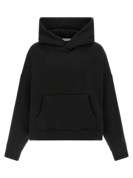 Black Cotton Sweatshirt