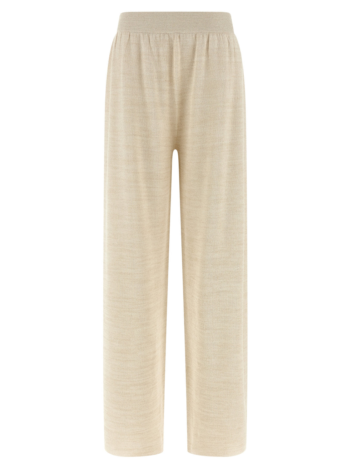 Gold Cotton Casual Pants