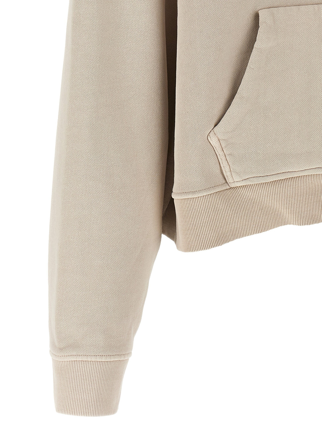 Beige Cotton Sweatshirt