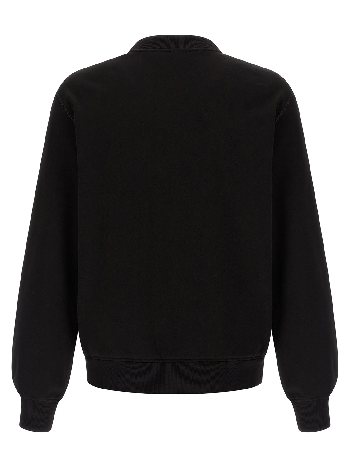 Black Cotton Sweatshirt