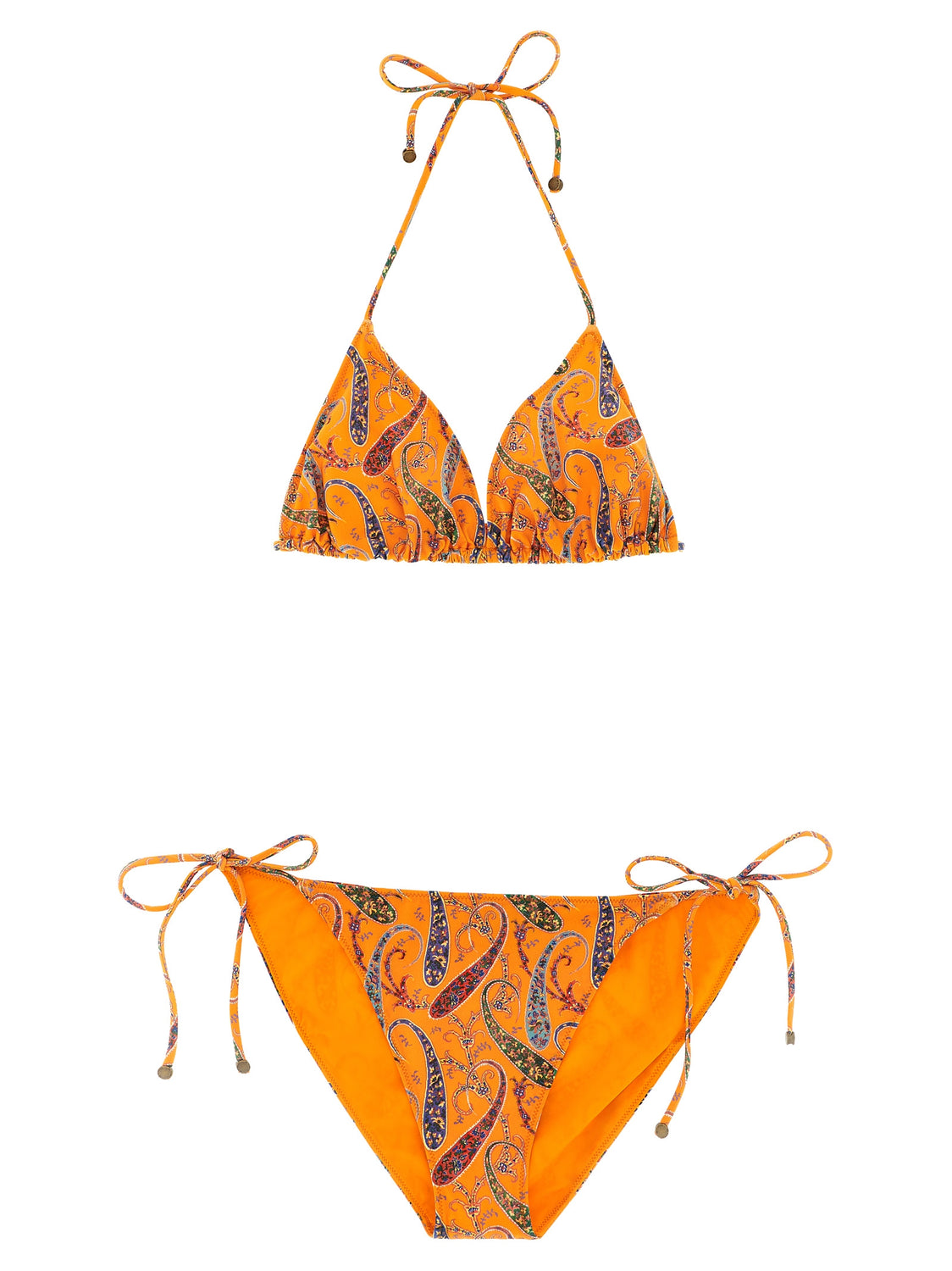 Orange Polyamide Bikini