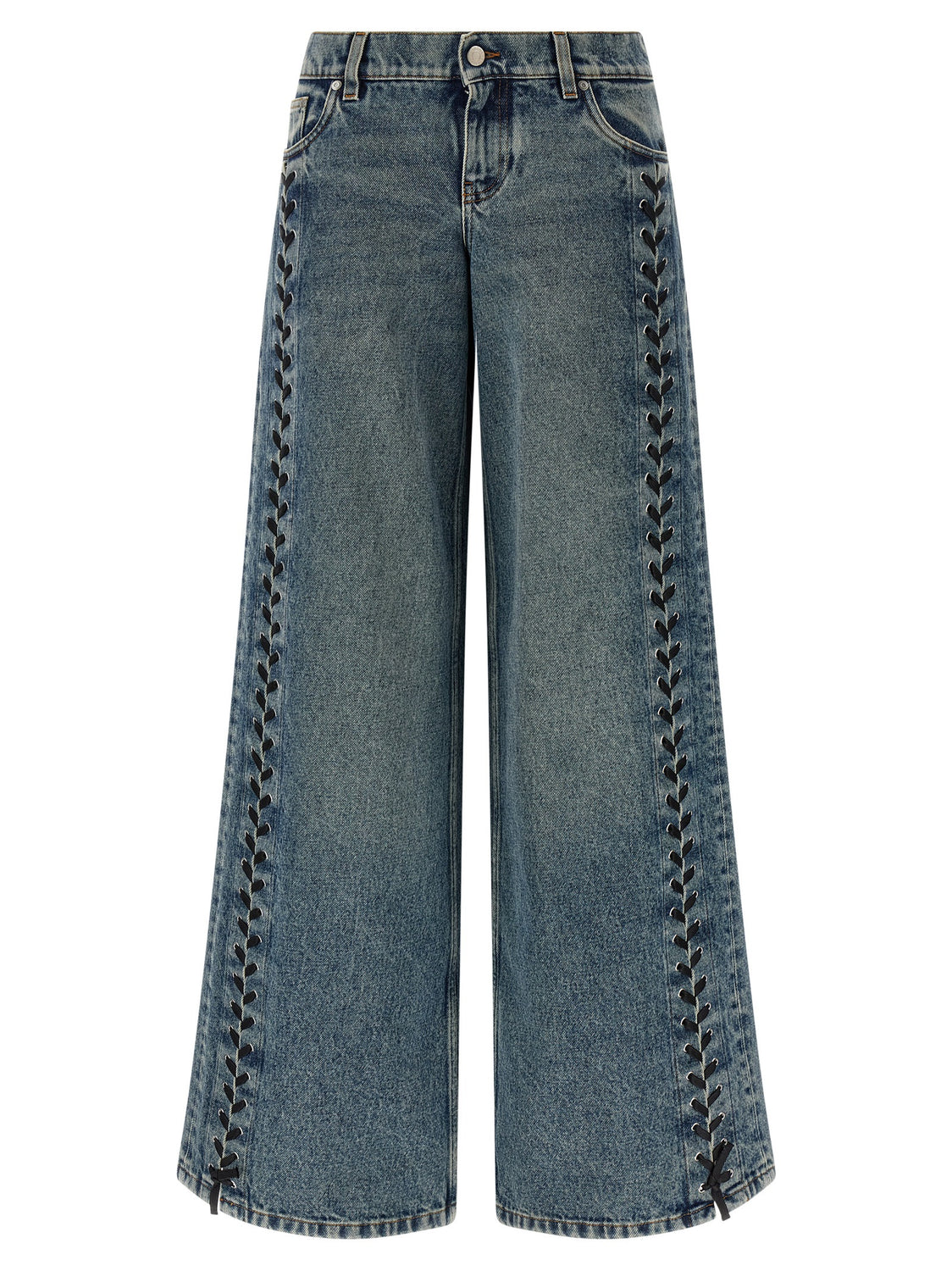 Blue Cotton Jeans Denim