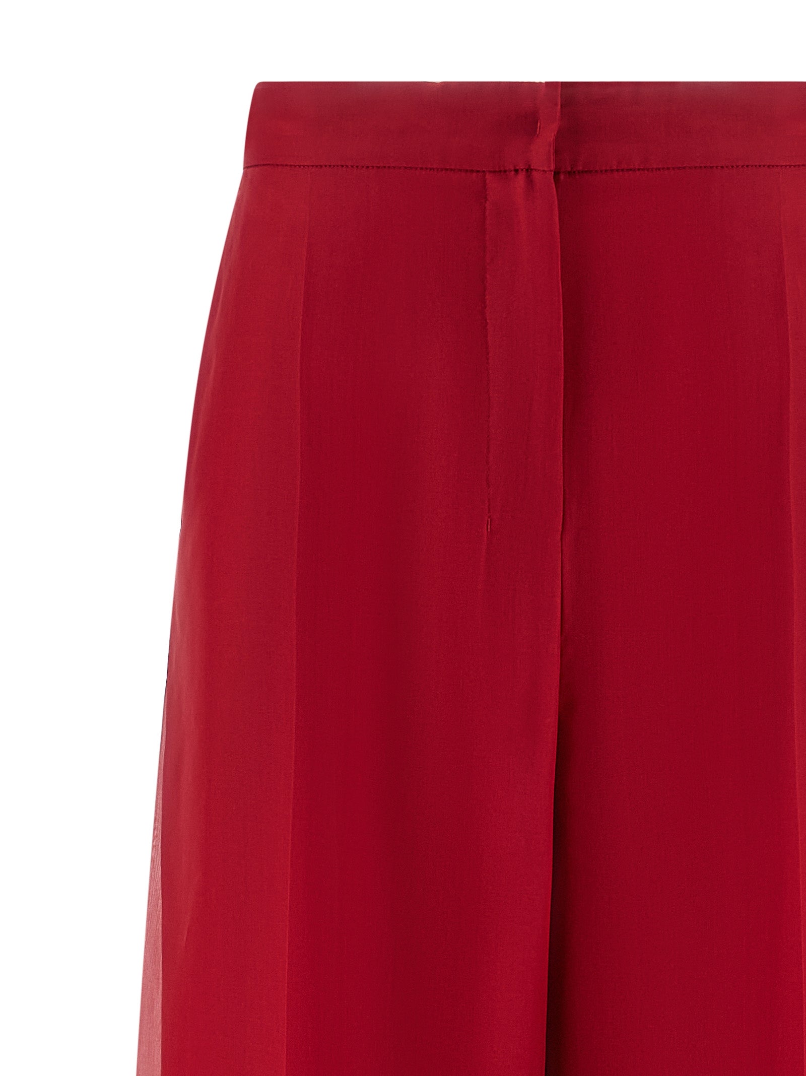 Multicolor Silk Casual Pants