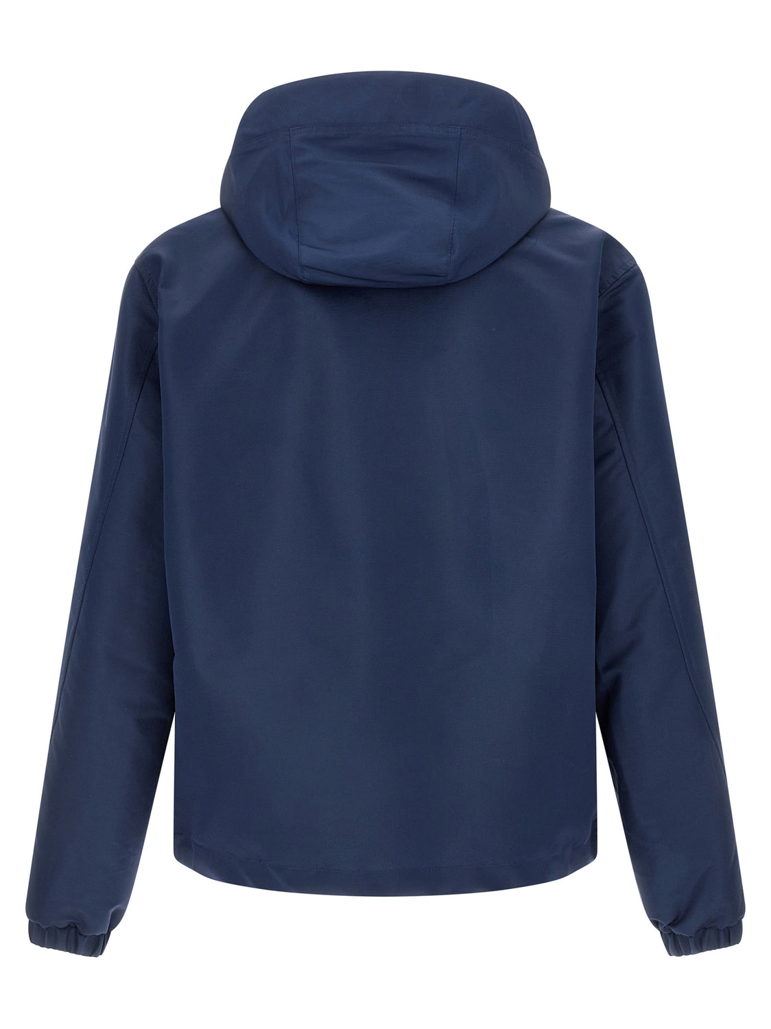 Blue Polyester Shell Jacket