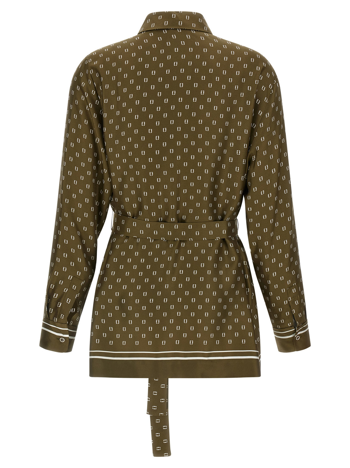 Bicolor Silk Blouse