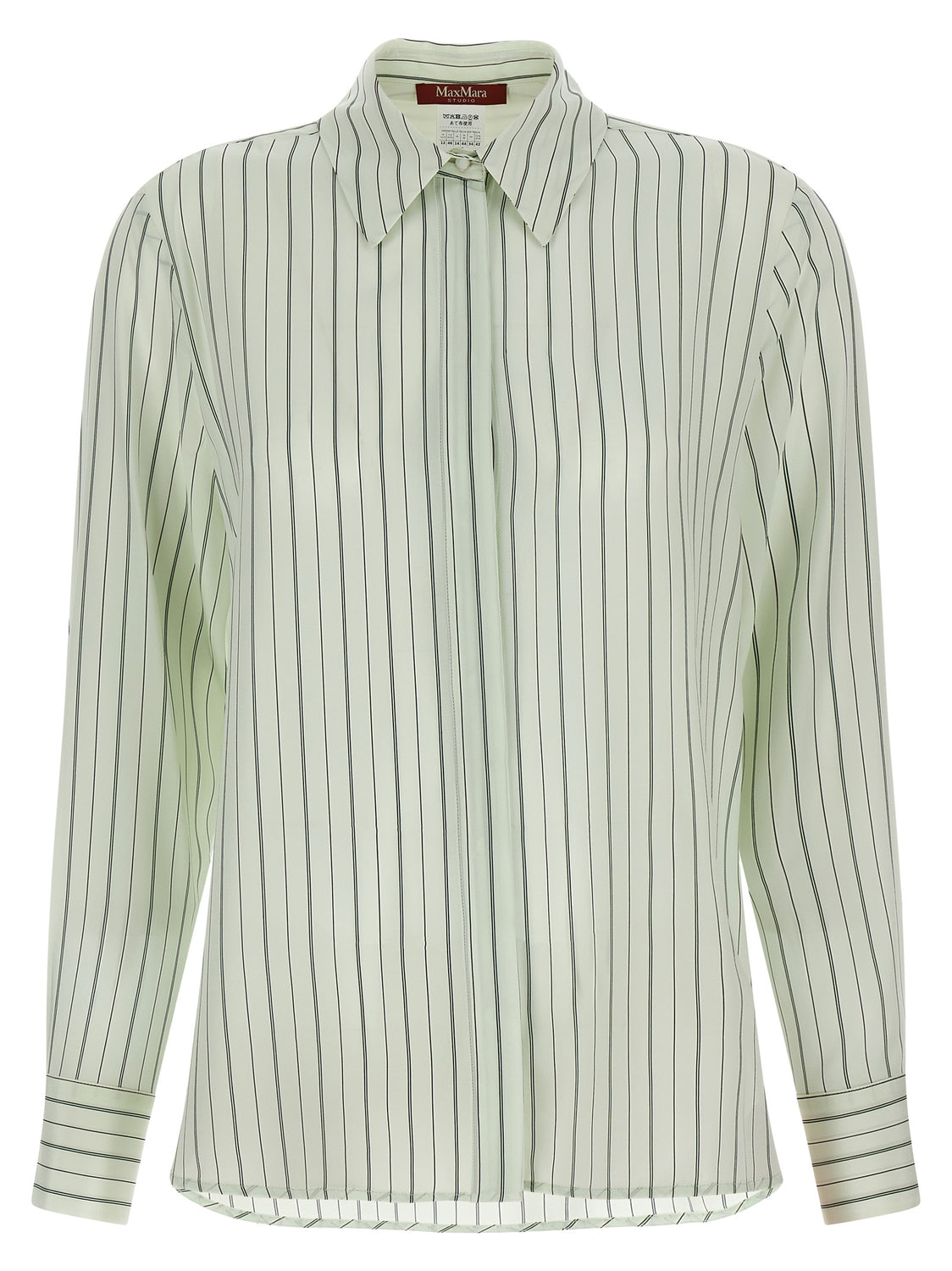 Bicolor Silk Blouse