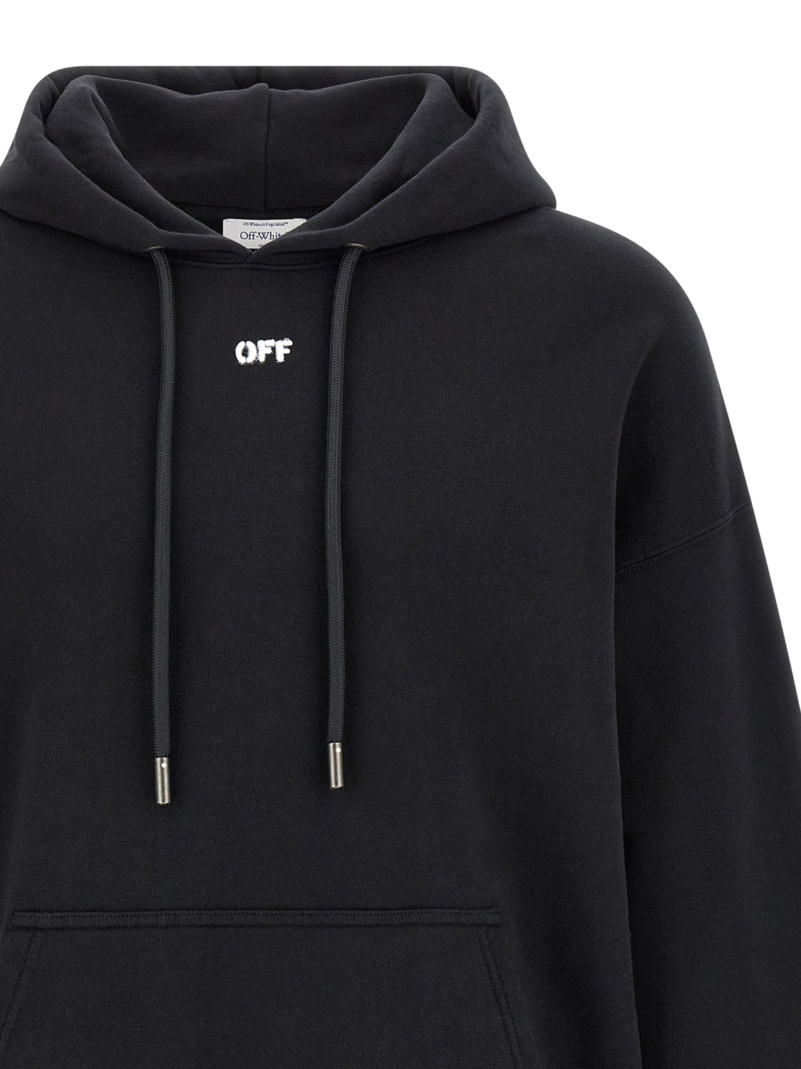 Black Cotton Sweatshirt
