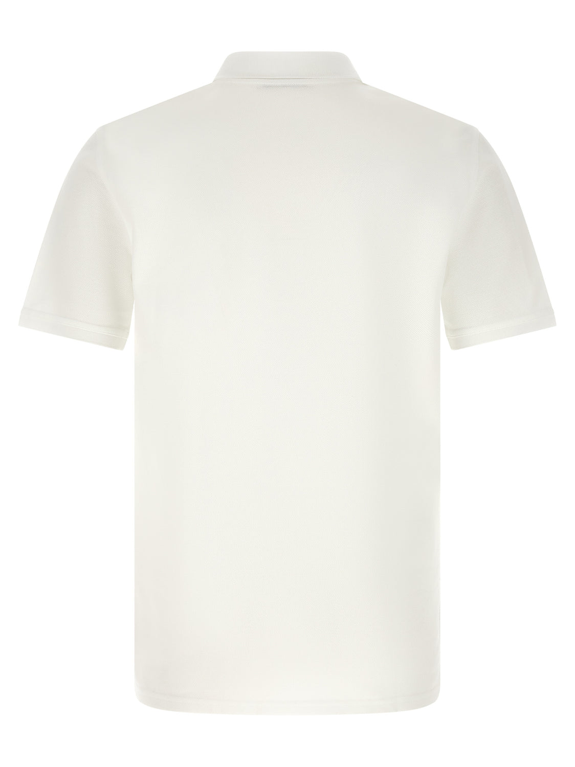White Cotton Polo Shirt