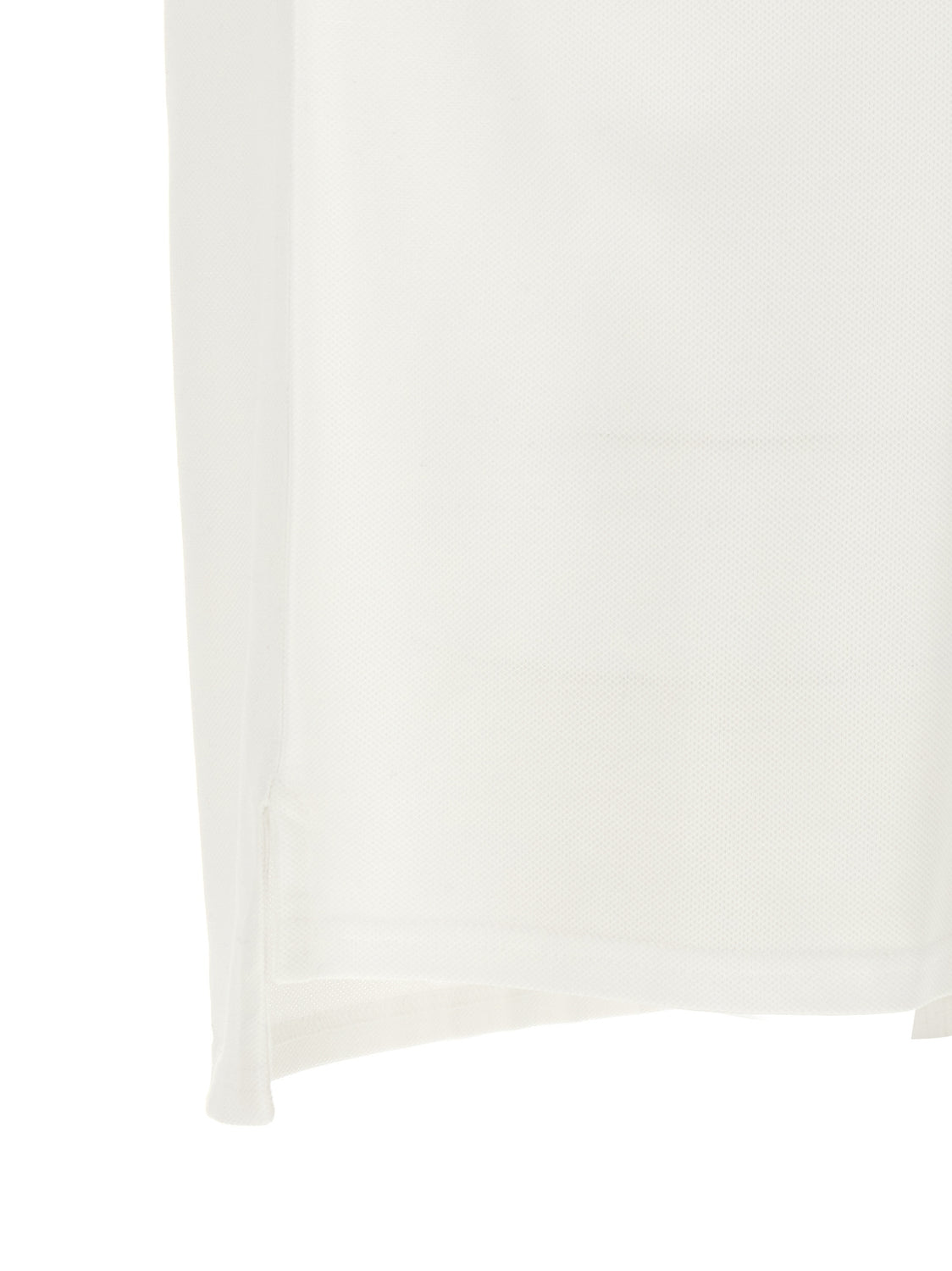 White Cotton Polo Shirt
