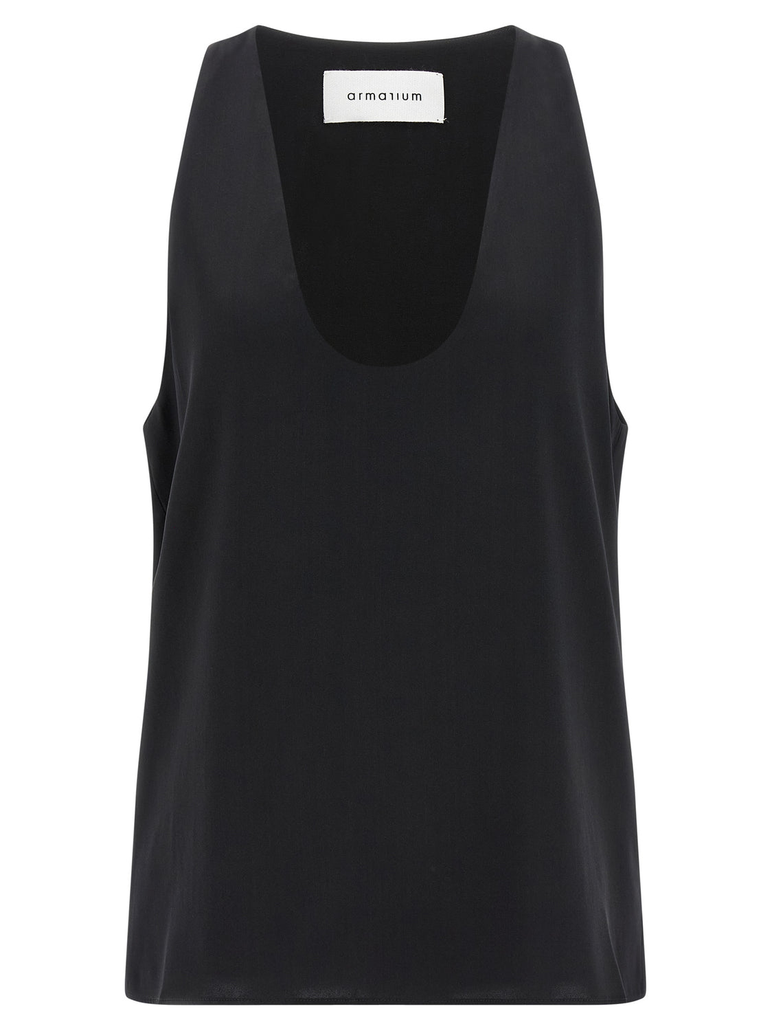 Black Silk Tank Tops