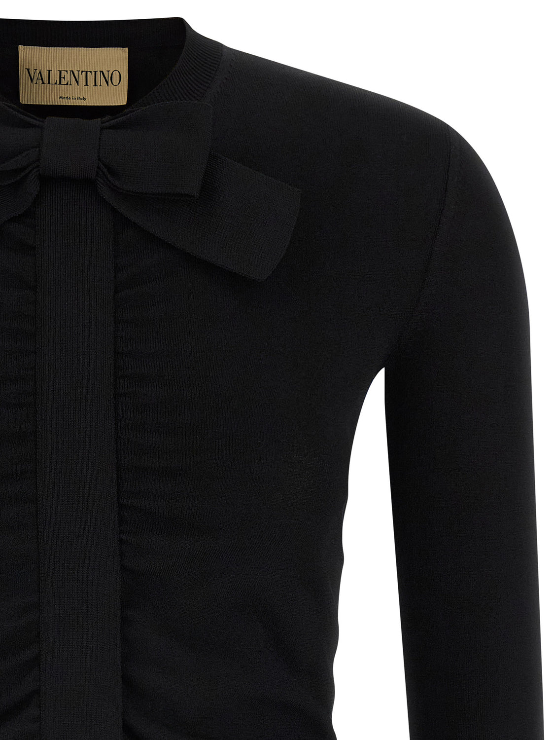 Black Viscose Cardigan