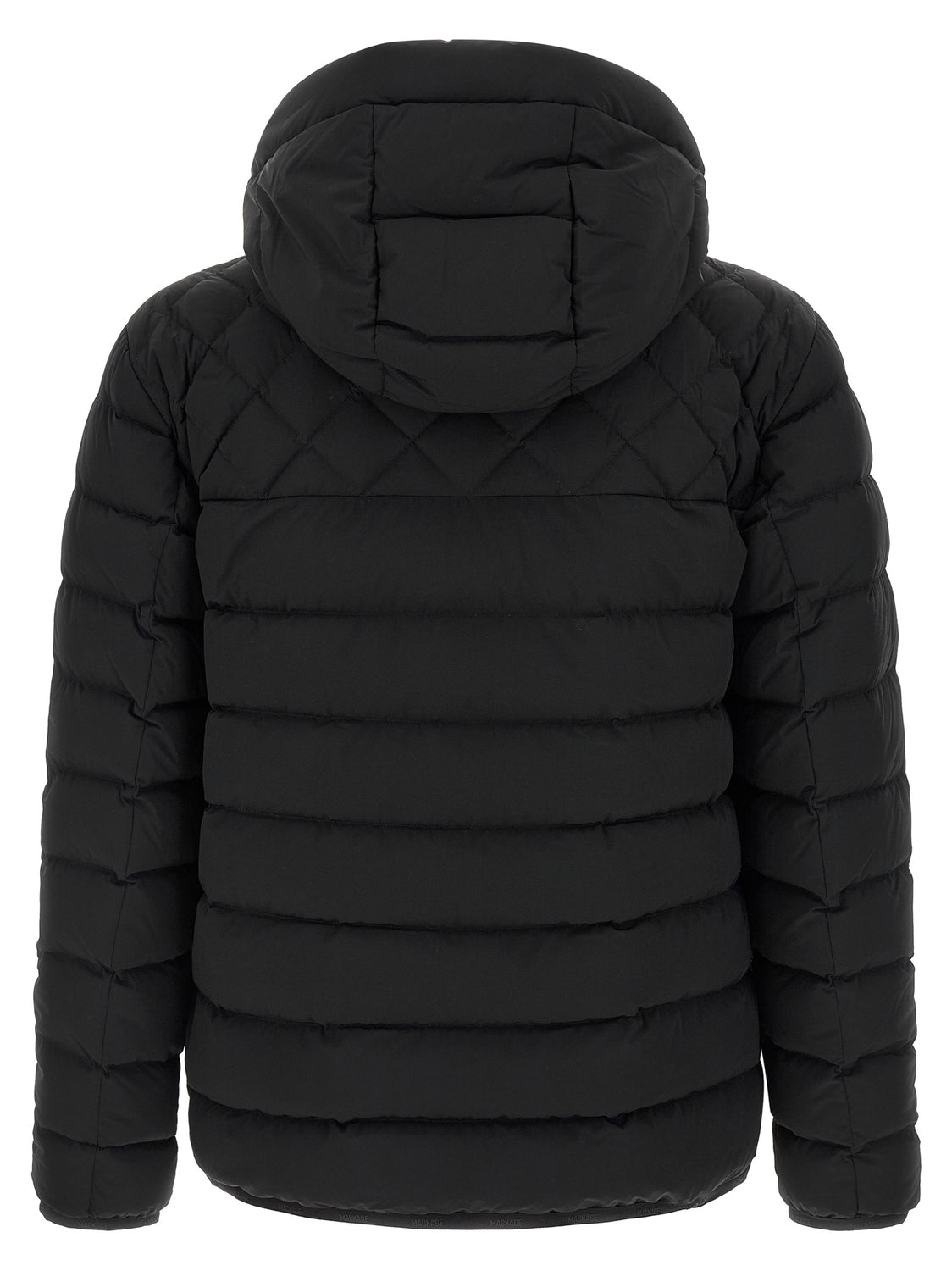 Black Nylon Full-Length Jacket