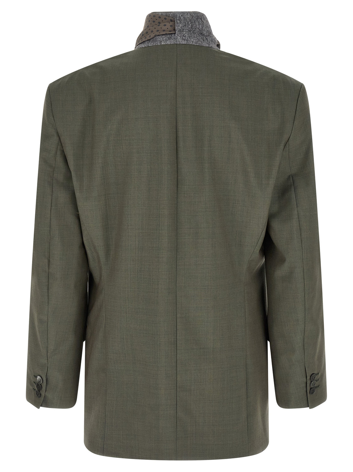 Bicolor Virgin Wool Blazer