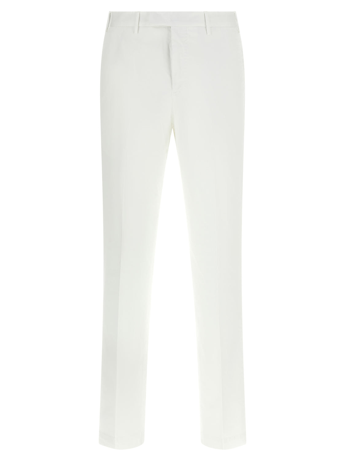 White Cotton Dress Pants