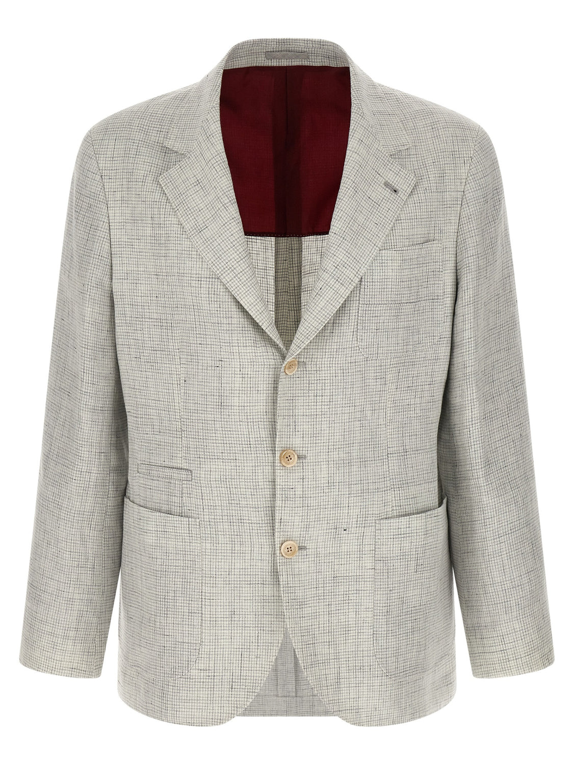 Beige Linen Blazer
