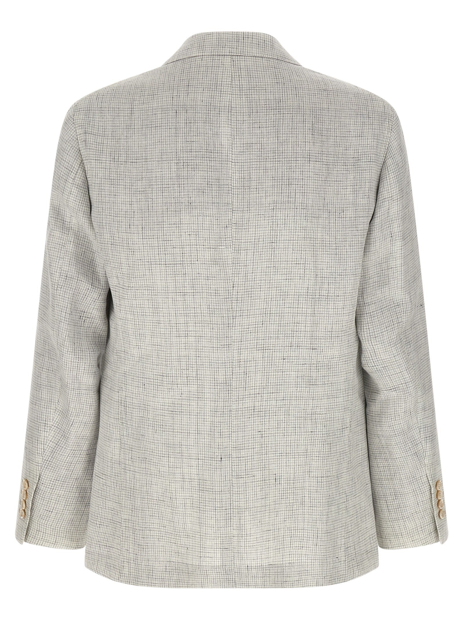 Beige Linen Blazer