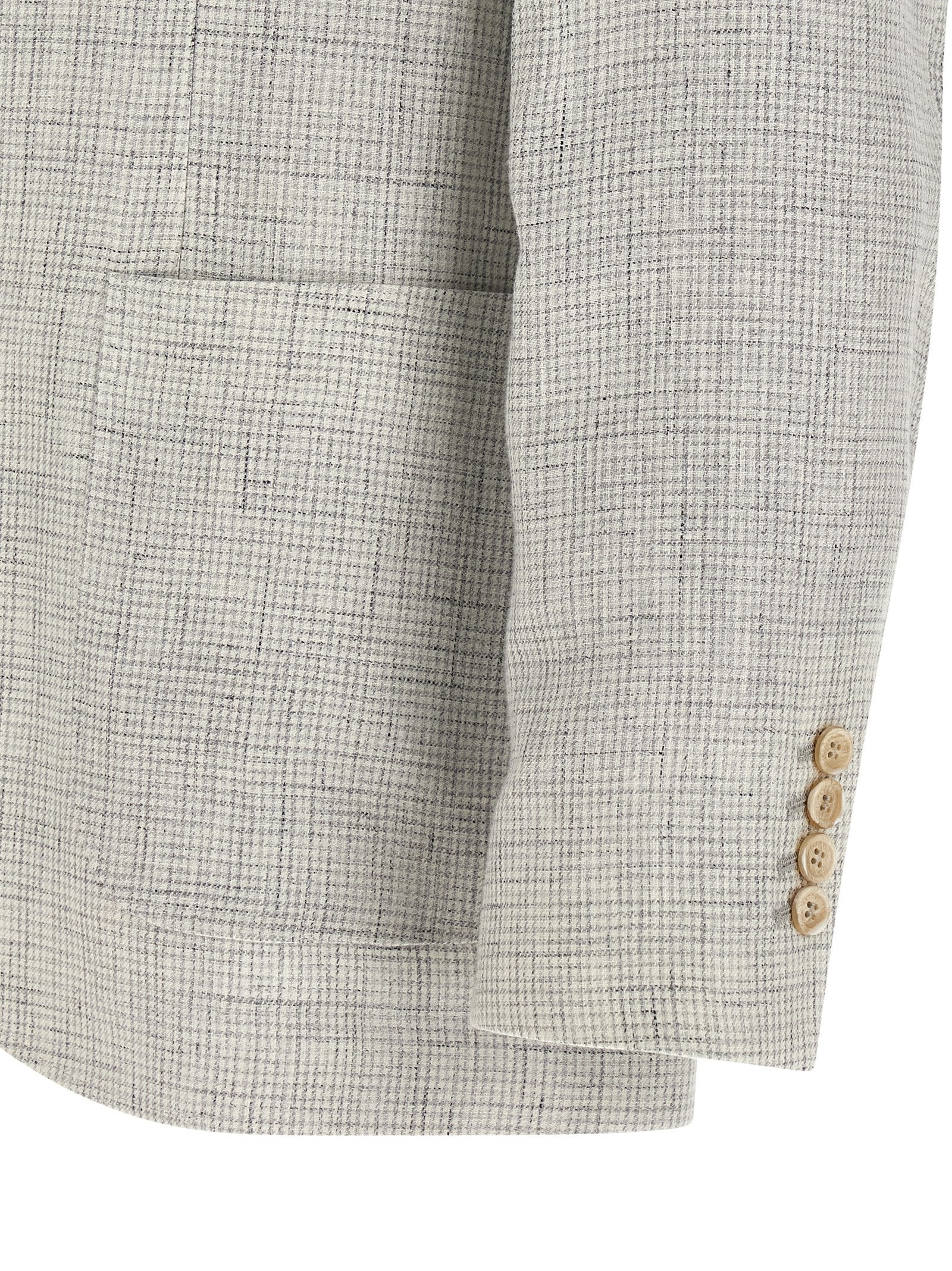 Beige Linen Blazer