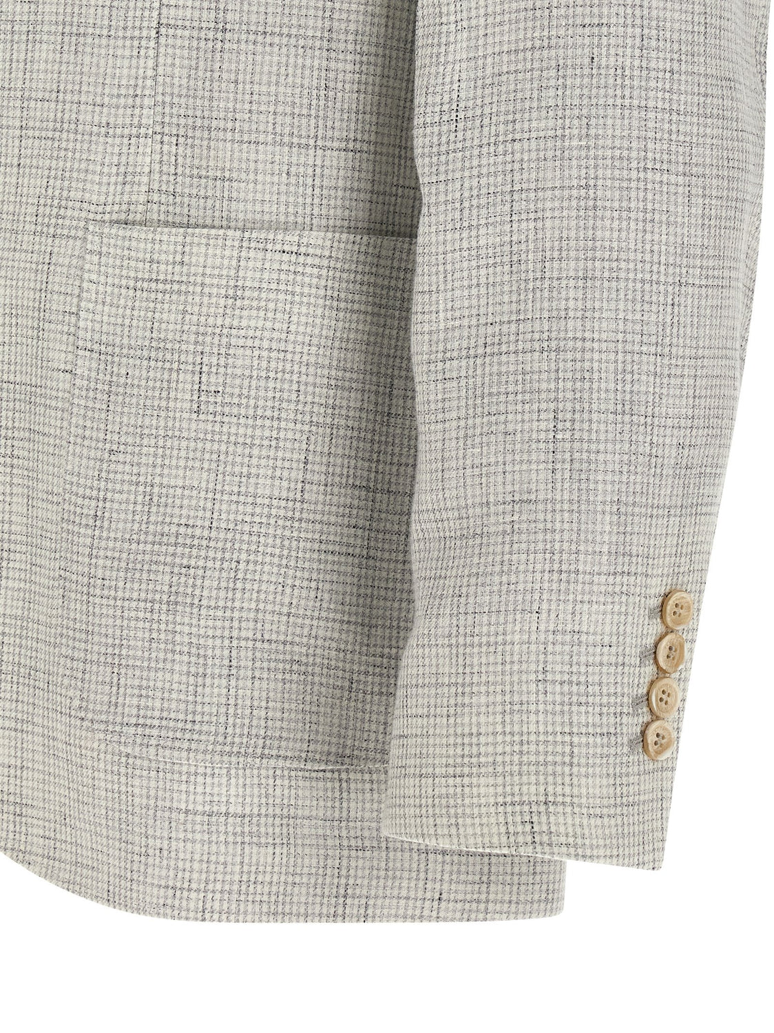 Beige Linen Blazer