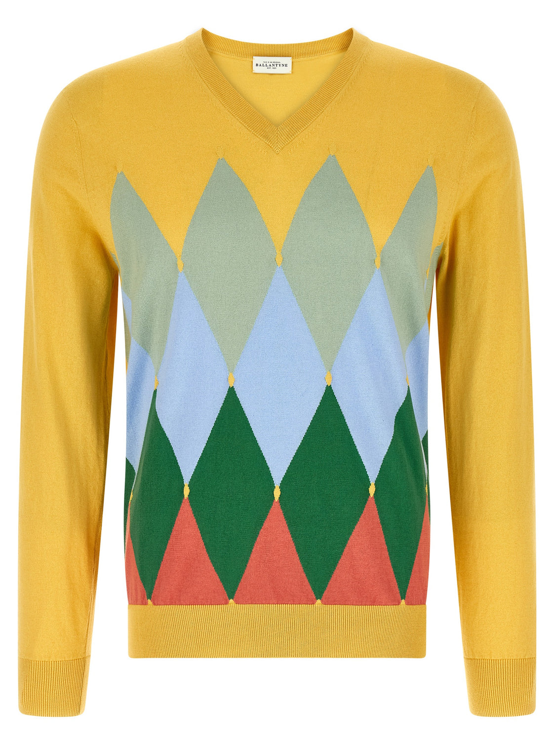 Bicolor Cotton Cardigan
