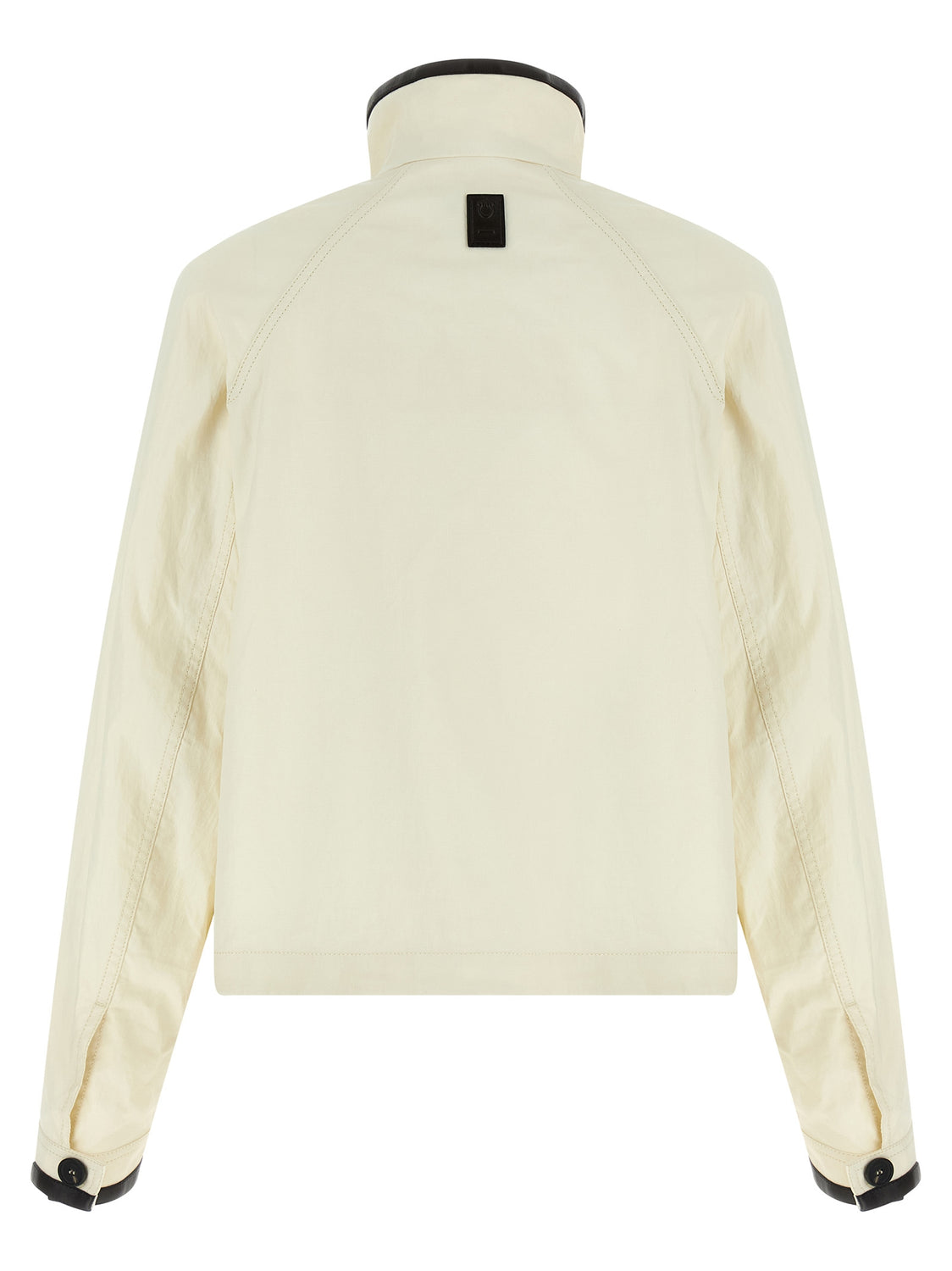 White Linen Full-Length Jacket