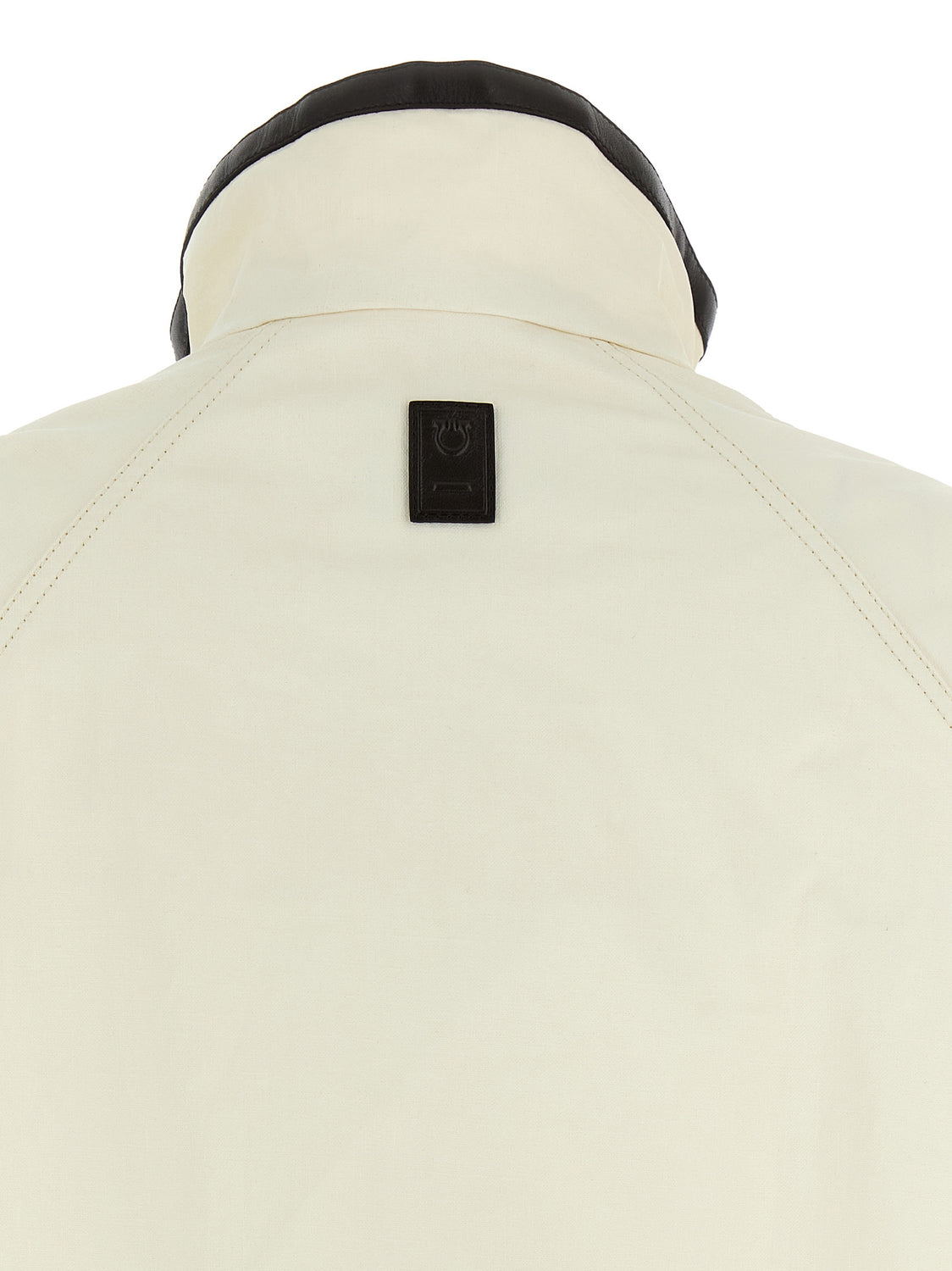 White Linen Full-Length Jacket