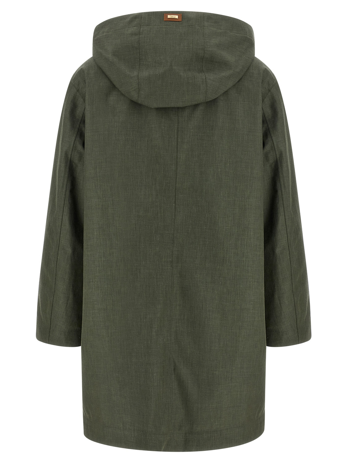Bicolor Linen Coat