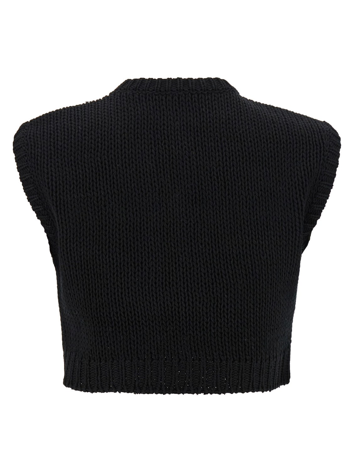 Black Cotton Cardigan