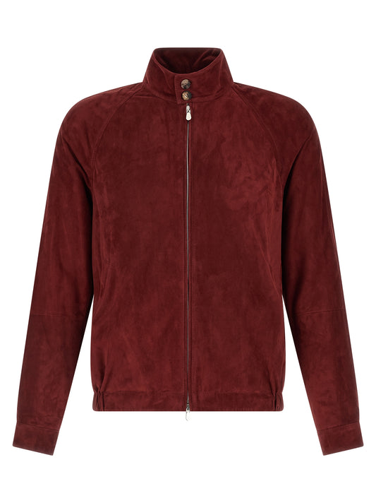 Multicolor Lamb Leather Leather Jacket