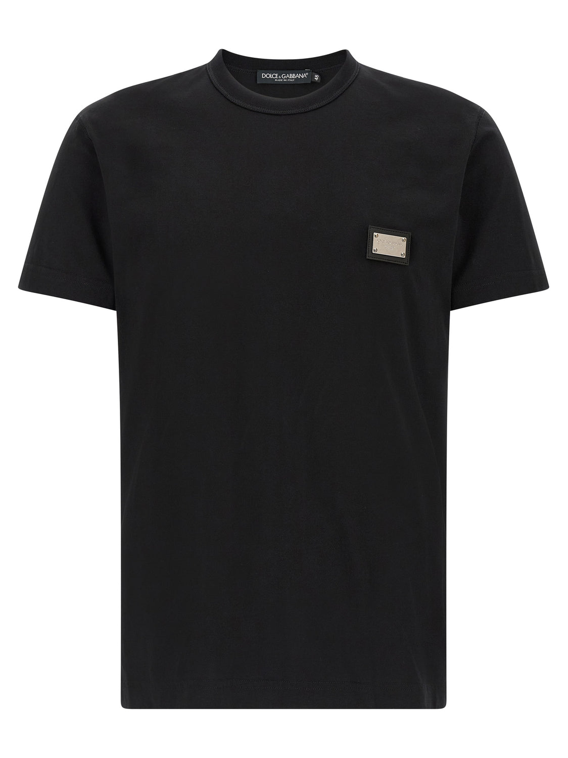 Black Cotton T-Shirt